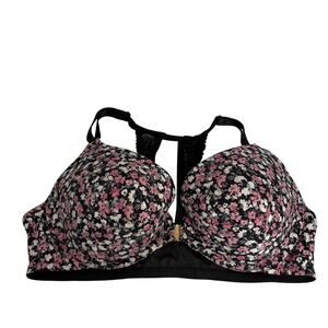 Cacique Boost Plunge Floral Bra Size 44D